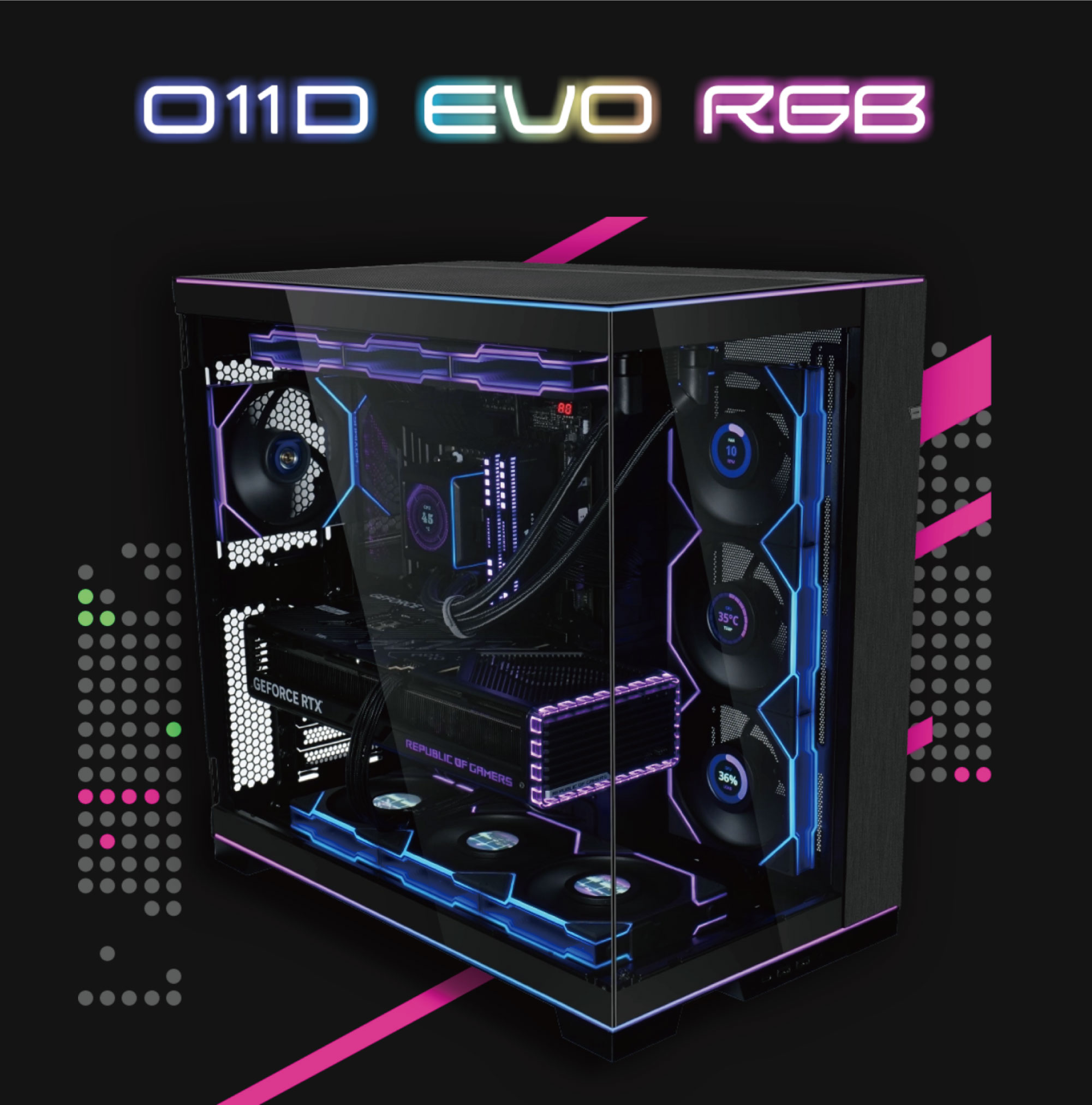 LIAN LI O11D EVO RGB Black｜WEST