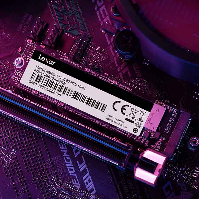 Lexar NM610 M.2 2280 NVMe SSD | Lexar レキサー