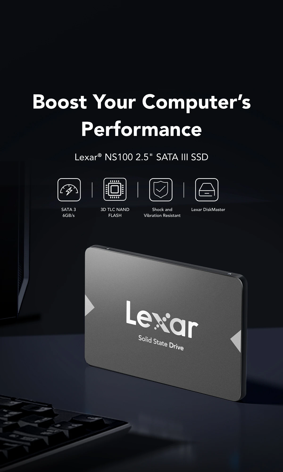Lexar NS100 2.5” SATA III (6Gb/s) SSD | Lexar Global