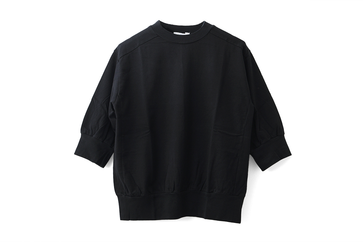 homspun ホームスパン 40/2天竺 六分袖プルオーバー