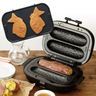 たい焼きプレートセット]DOSHISHA(ドウシシャ)/SOLUNA 焼いもメーカー