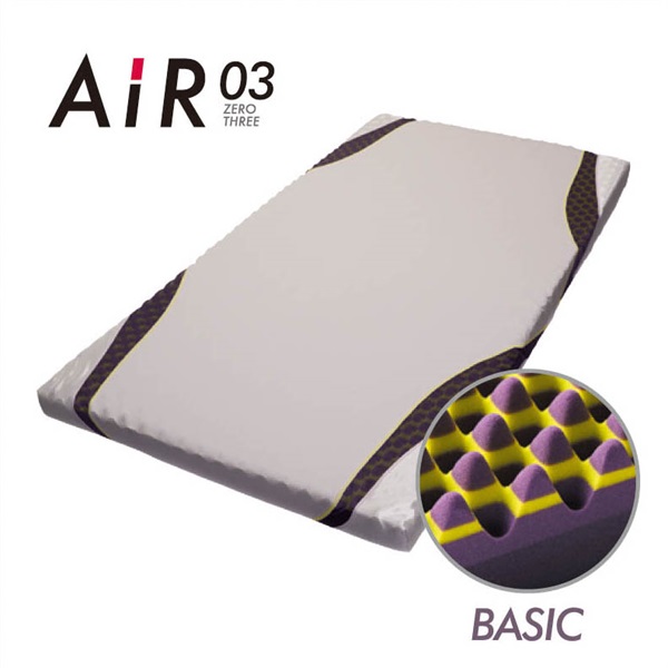 西川」〈Air〉「エアー03」マットレス/BASIC【カラー：グレーベージュ