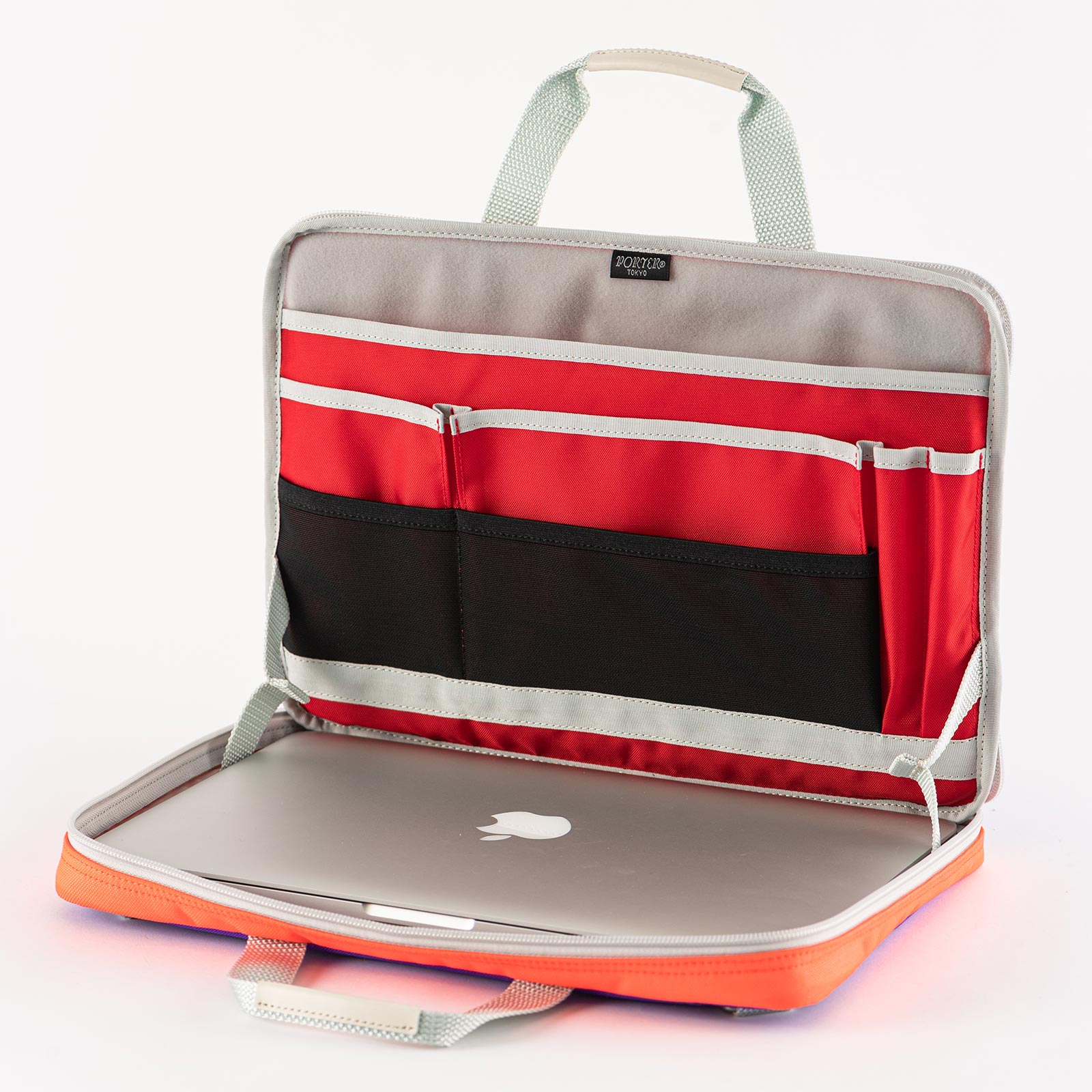 B JIRUSHI YOSHIDA × PORTER × HOBONICHI マルチPCバッグ・ネオン