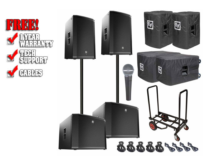 Electro-Voice ETX-15P Speaker & Subwoofer Duo Package