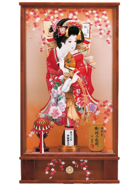 あきしの18号羽子板ケース飾り ～広島市の人形問屋十二段屋
