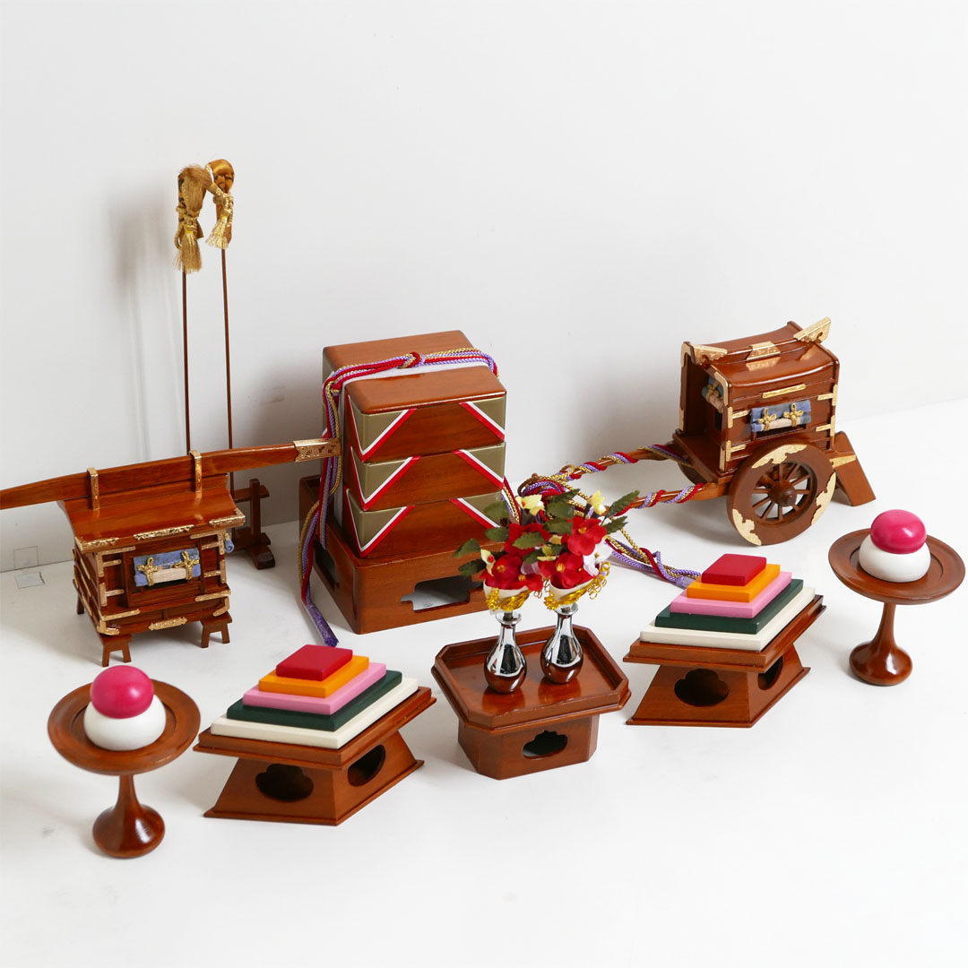 激安特価在庫処分】雛人形用嫁入り道具6点セット 40号桐が安い 雛人形