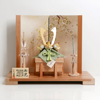 平安道齋作(道斎)の鎧兜飾りが安い 五月人形 ～広島市の人形問屋十二段屋