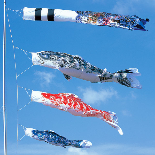 3mはねぼう鯉のぼりガーデンセットが安い 東旭鯉のぼり ～広島市の人形