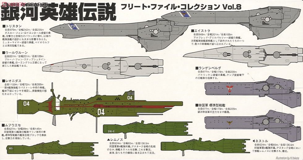 銀河英雄伝説 フリート・ファイル・コレクション Vol.8 (完成品