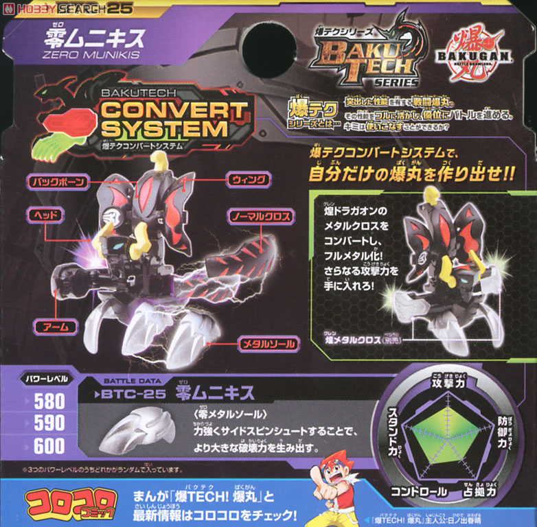 爆テク ブースターパック 零（ゼロ）ムニキス (スポーツ玩具) - ホビー