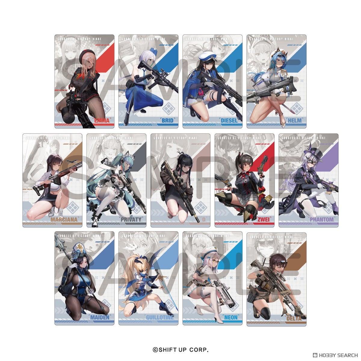 勝利の女神：NIKKE ガンガールメタルカードコレクションVol.3 (10個