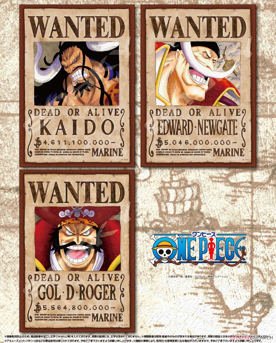 ワンピース No.208-076 手配書 『ゴール・D・ロジャー