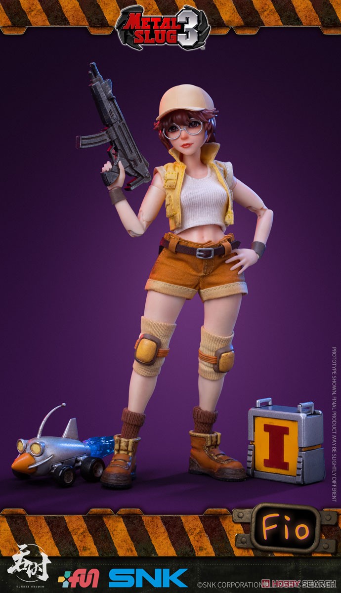 メタルスラッグ3 1/12スケール アクションフィギュア フィオ・ジェルミ