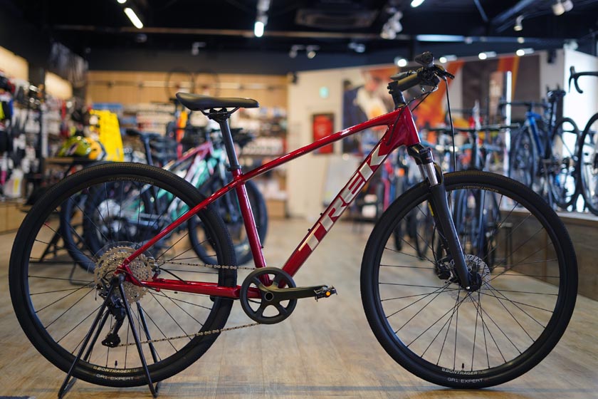 砂利道も段差も問題なし。TREK Dual Sport 3（トレック デュアル