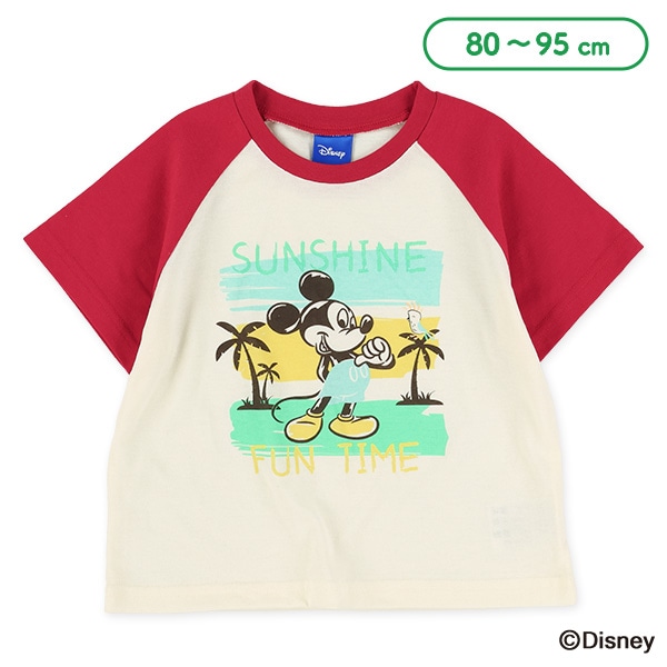 ラグラン半袖Tシャツ（ミッキーマウス） | 西松屋オンラインストア