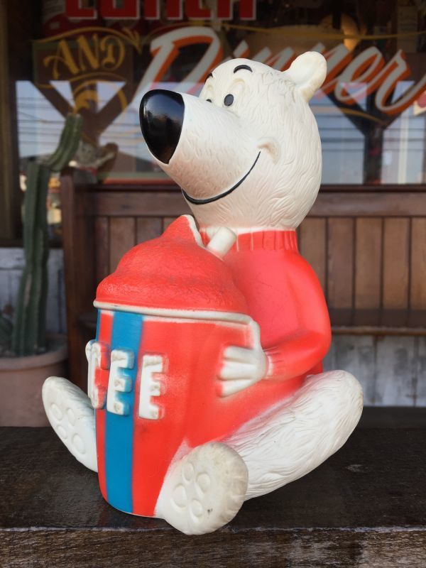 70s Vintage ICEE BEAR Bank (J122) - 2000toys Antique Mall