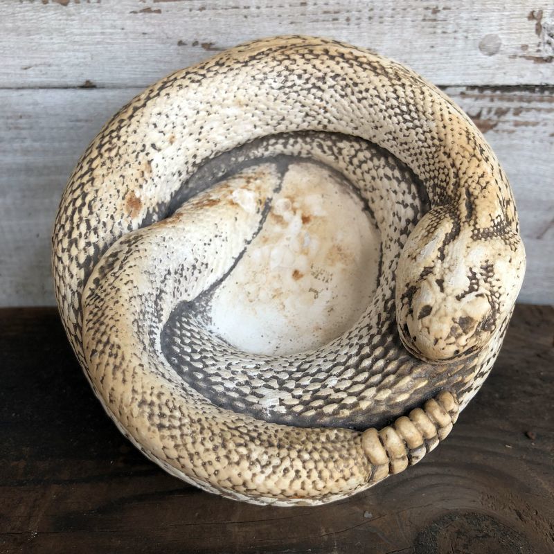 Vintage Rattlesnake Ashtray (S911) - 2000toys Antique Mall