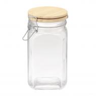 木蓋ガラスキャニスターM(容量:約1200ml) | TWO-ONE STYLEネット