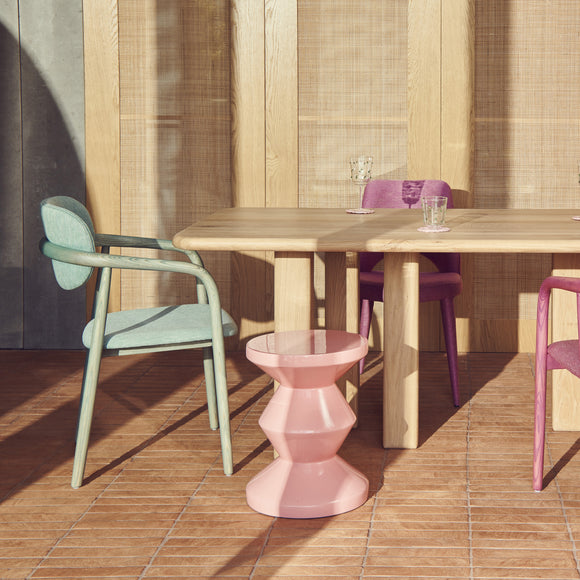 希少 Pols Potten Stool POLSPOTTEN Zig Zag Stool/Side Table - 2Modern