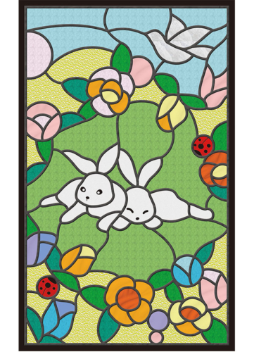 最初は2羽のウサギから | ステンドグラスの専門メーカー｜SEVEN HOME