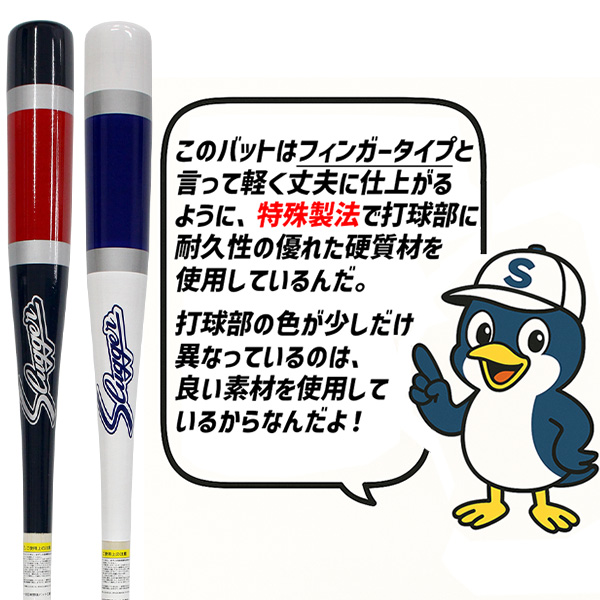 野球 久保田スラッガー 木製バット フィンガーノックバット 硬式対応