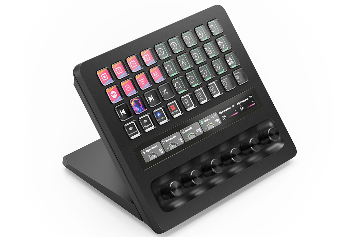 36ボタン＋6ダイヤルのElgato製配信者向け大型キーパッド「Stream