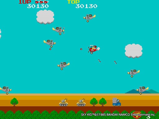 PS4/Switch「アーケードアーカイブス スカイキッド」が10月28日に配信