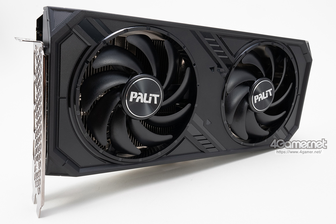 アンダー10万円のPalit製RTX 4070カード「GeForce RTX 4070 Dual」の