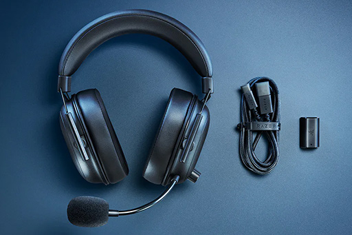 重量約280gのワイヤレスヘッドセット「BlackShark V2 HyperSpeed」を