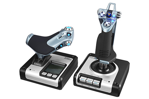 Saitekのフライトシム向けジョイスティック＆スロットルセット3製品が