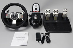 3ピース構成のステアリングホイール「G27」を，「グランツーリスモ5