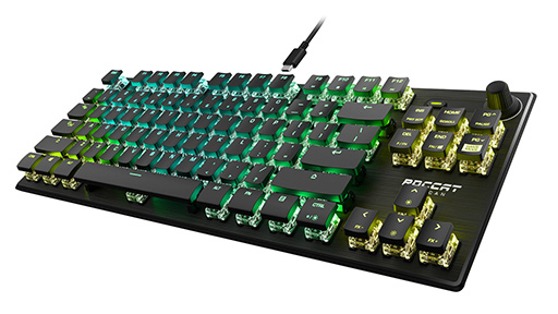 ROCCATの英語配列10キーレスキーボード「Vulkan TKL PRO」が国内発売