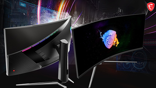 MSI，きついカーブのついた34インチ湾曲型液晶ディスプレイ「MPG