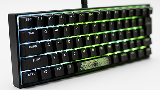 PR】Corsairのミニキーボード「K65 RGB MINI」は，60％のサイズと