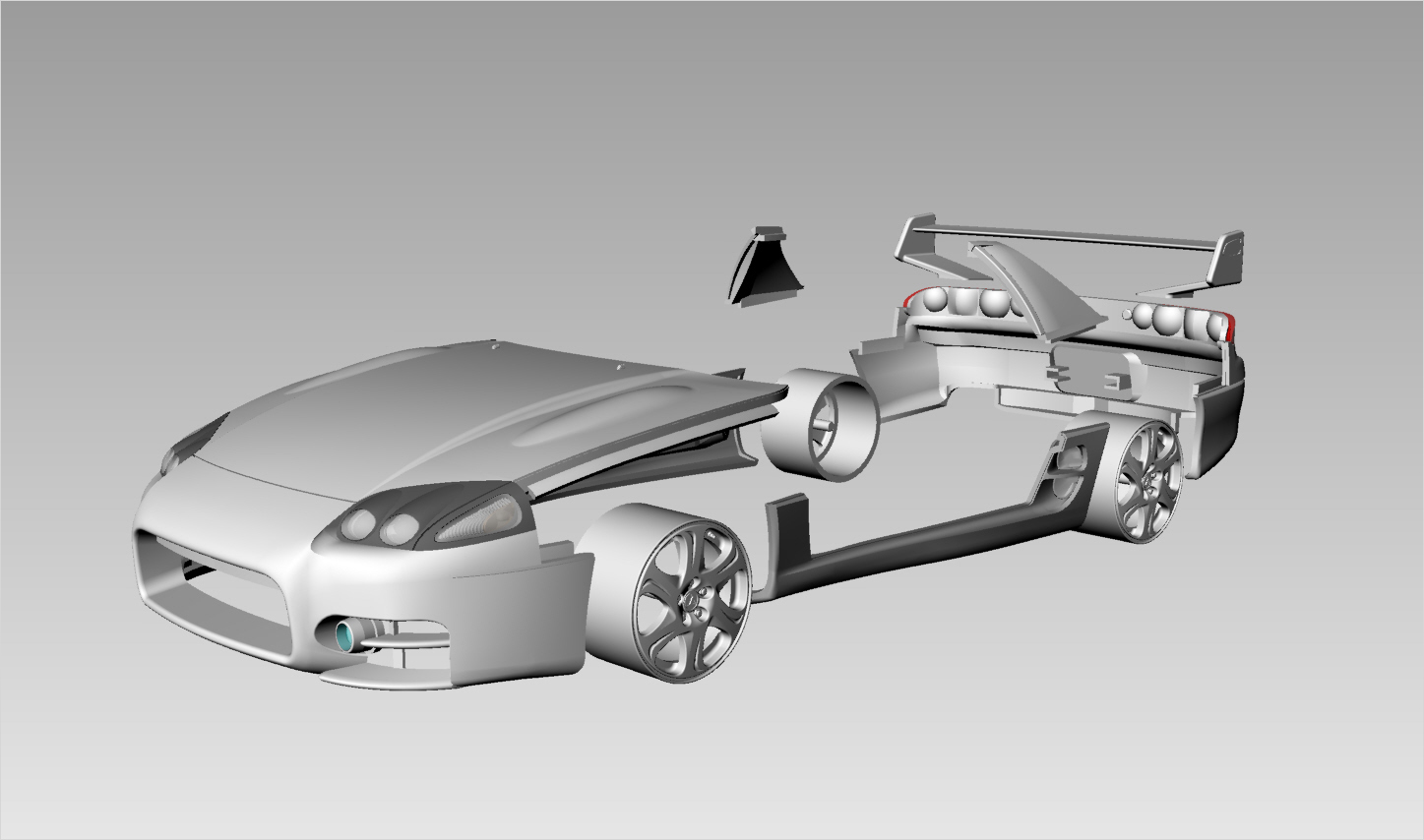 SMC 1/24 三菱 GTO/3000GT `98 コンバージョンキット | クアトロポルテ