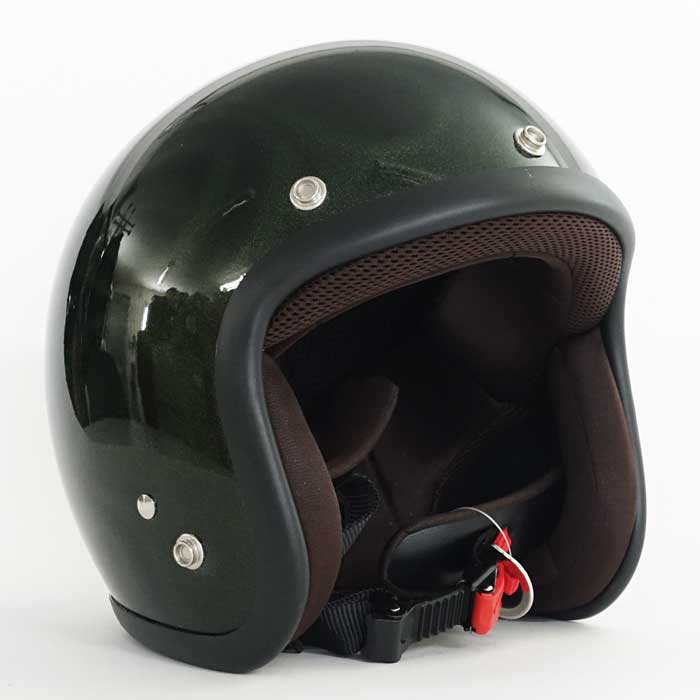 GHOST FLAME(グリーン) 72JAM ヘルメット | ジェットヘルメット