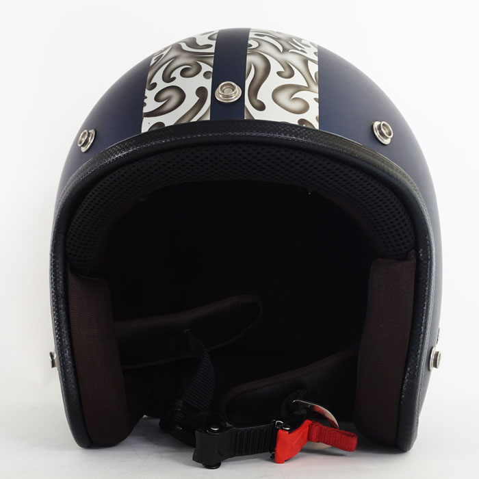 3-874 マット仕上げ メッキベースキャンディネイビー トライバルクロス