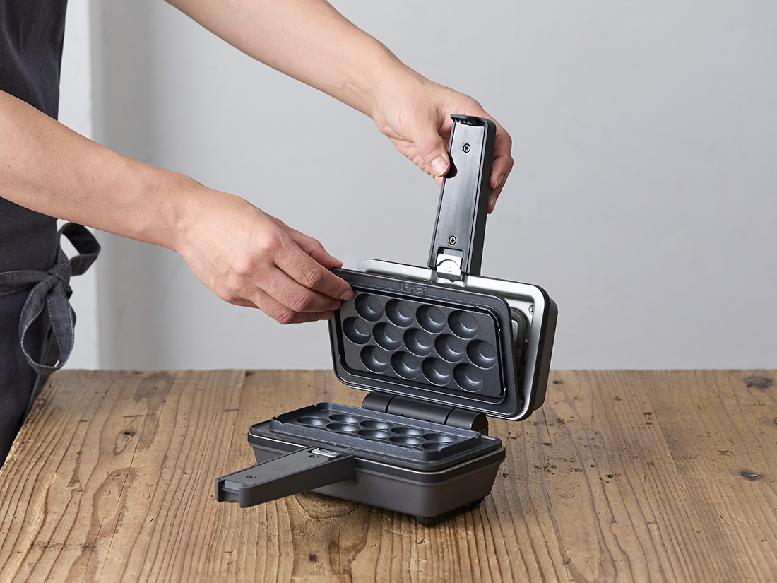 ビタントニオ エッグワッフル&ホットサンドベーカーポワソンプレート