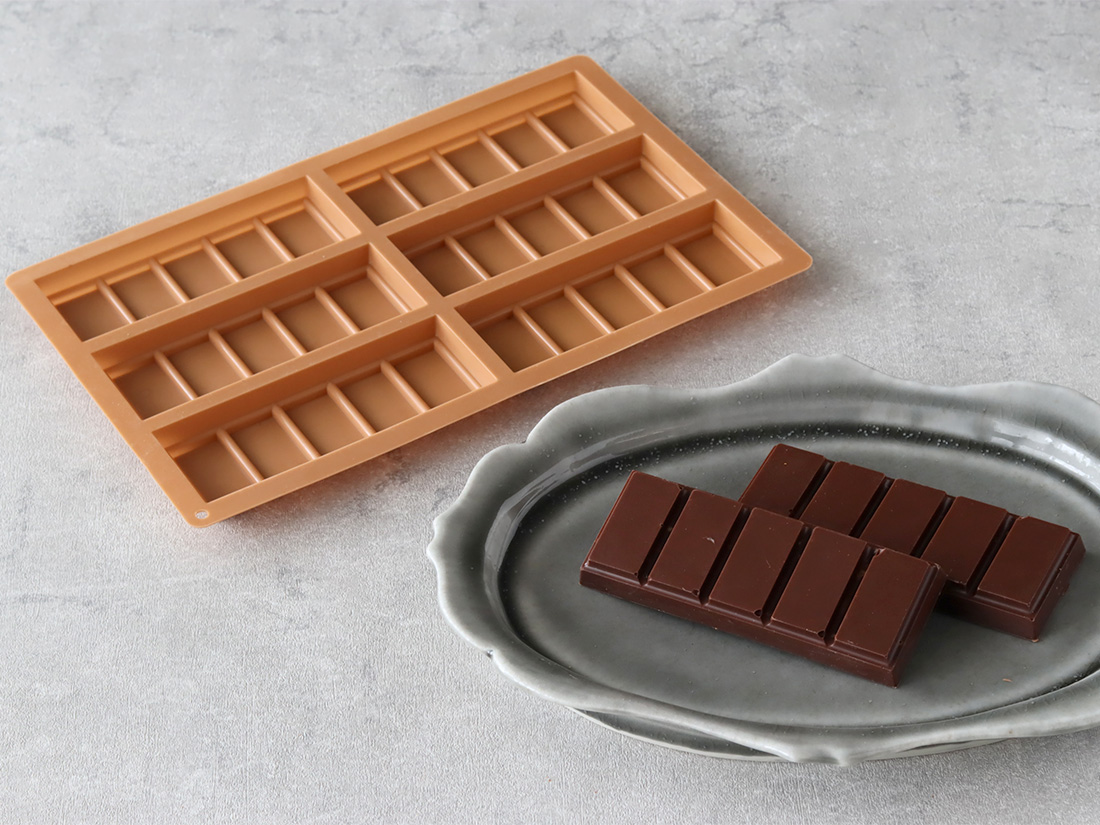cotta シリコン製チョコレートモールド チョコバー(6個取