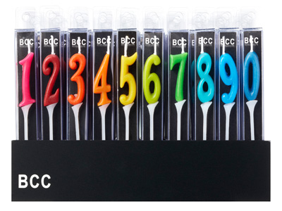 BCCナンバーキャンドルミニディスプレイセット | キャンドル | お菓子