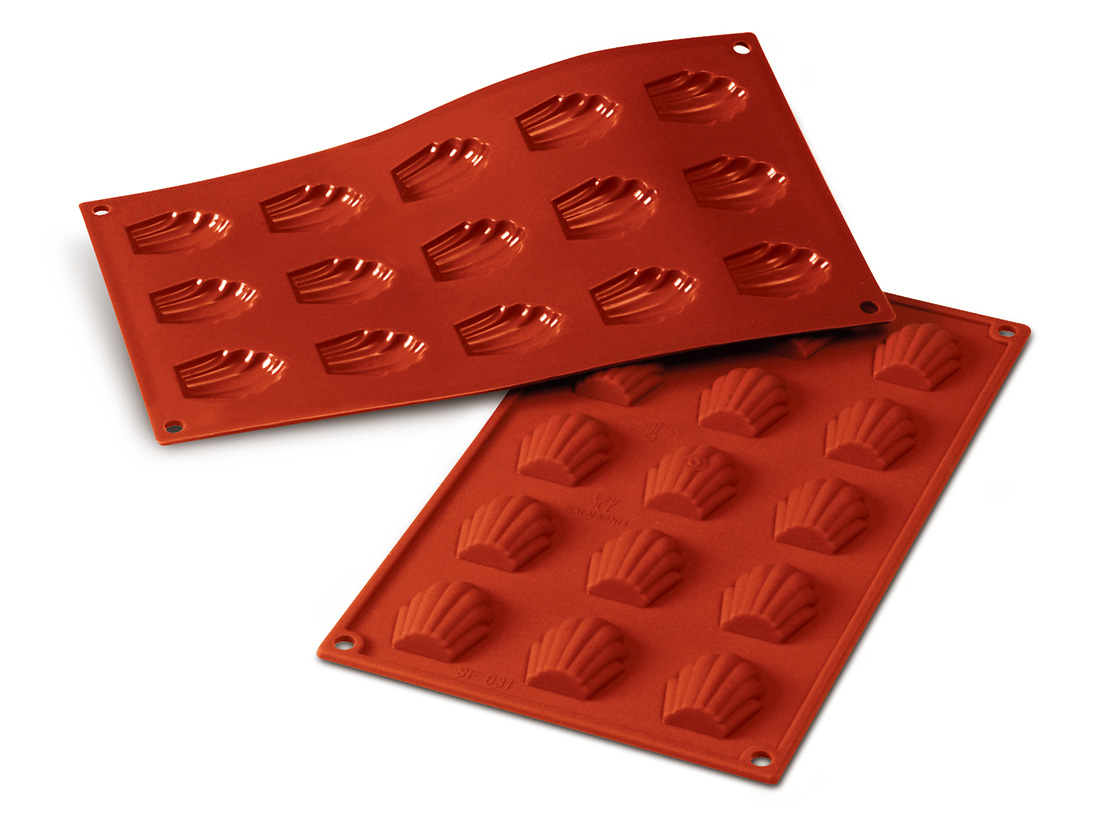 シリコマート シリコンフレックスSF031 ミニマドレーヌ | マドレーヌ型