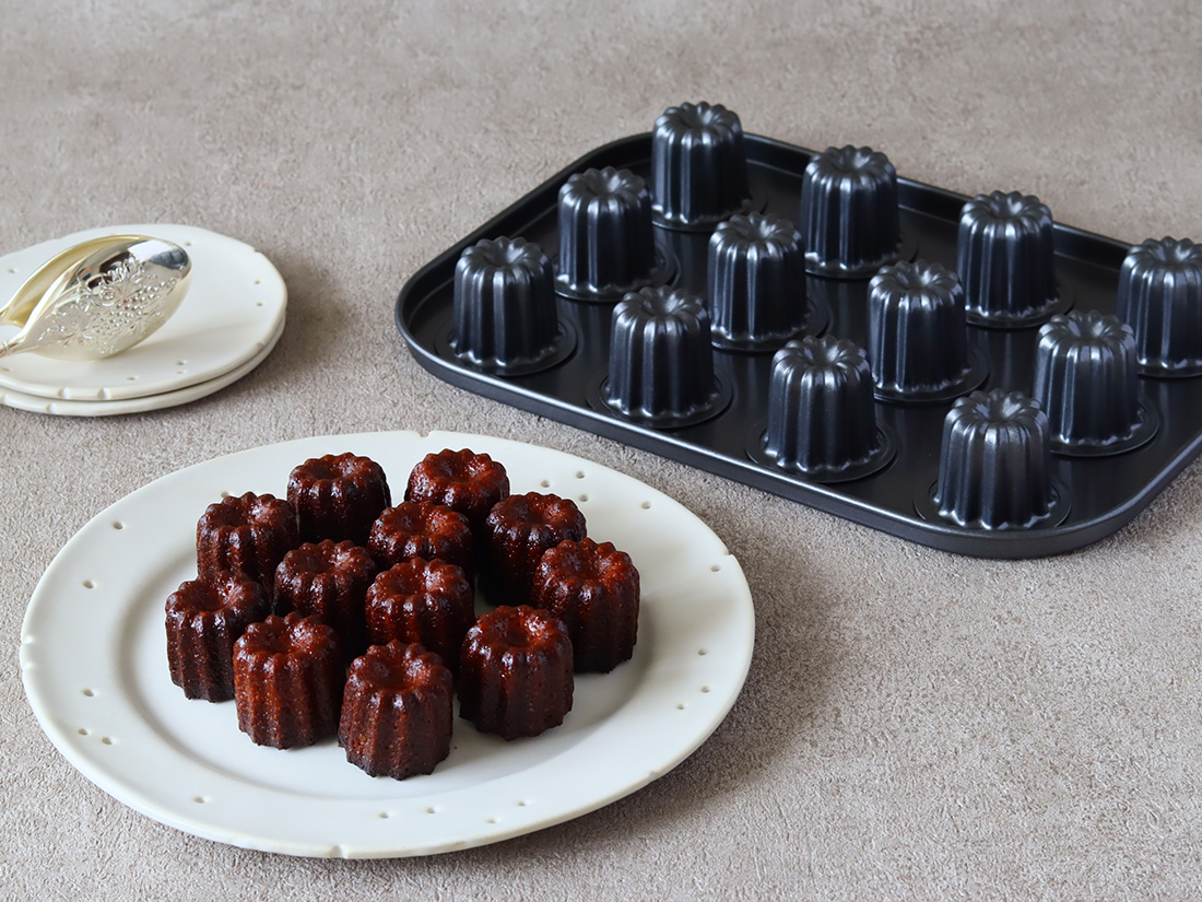 cotta カヌレ天板 小 (12個取） | カヌレ型 | お菓子・パン材料