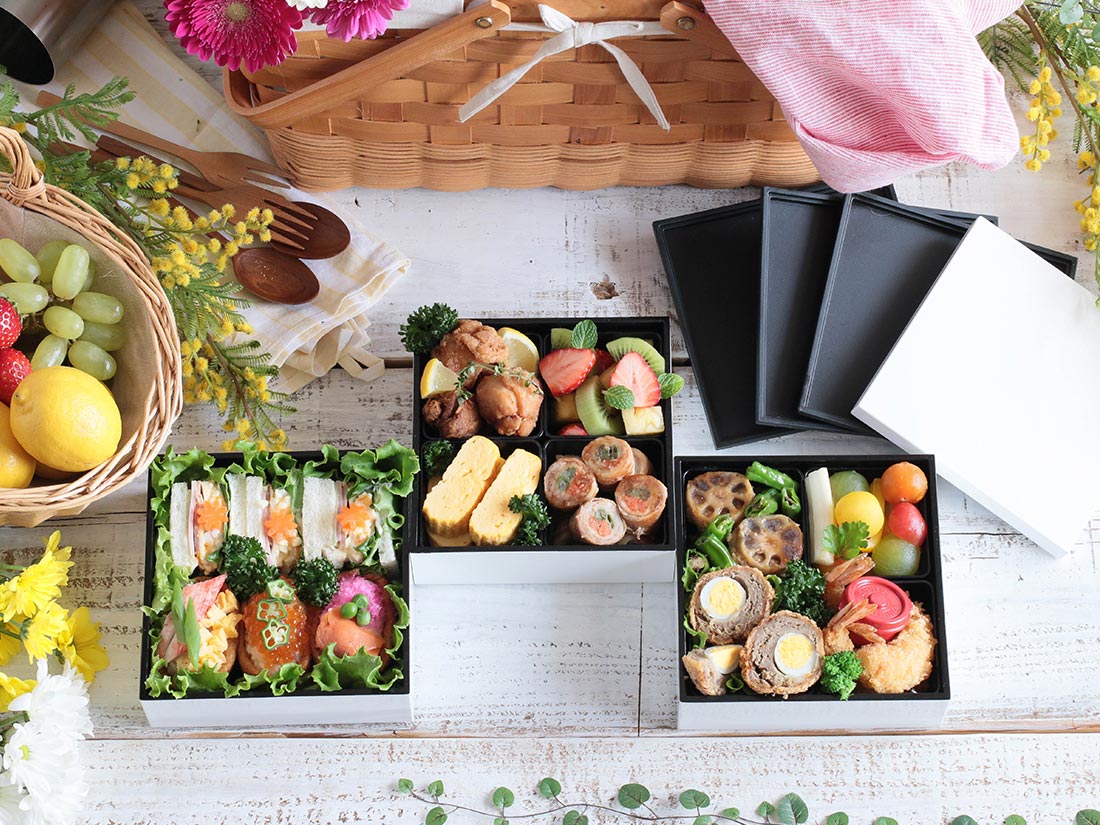 cotta お重 3段 | お重・行楽向け弁当箱 | お菓子・パン材料