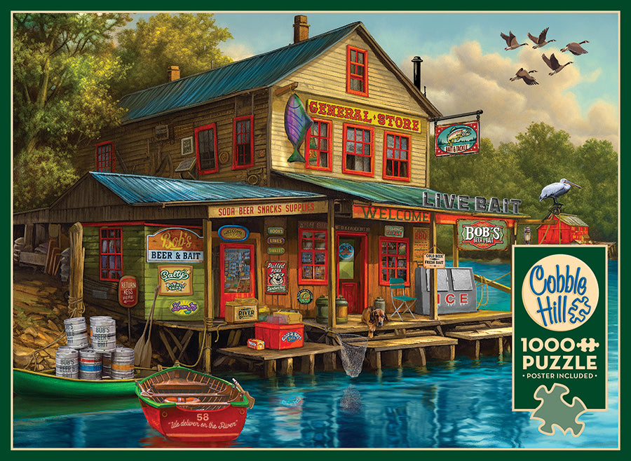 Bob's Beer & Bait | 1000 Piece — Cobble Hill Puzzles