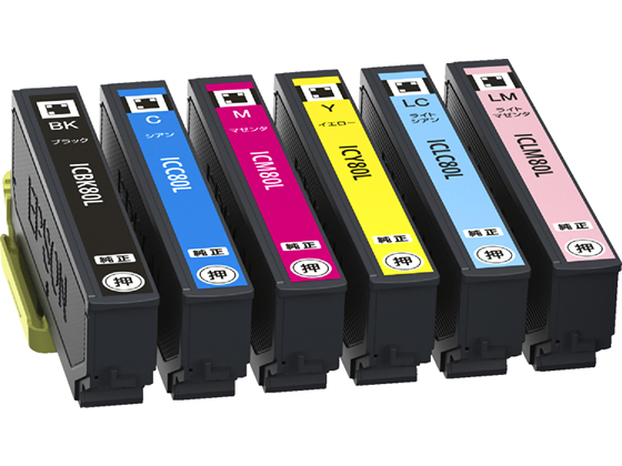 IC6CL80L エプソン インクカートリッジ増量6色パックが8,240円 通販