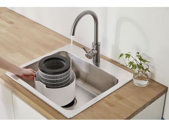 アイリスオーヤマ 丸洗い気化式加湿器エネミスト ホワイト AHM-MVU55A