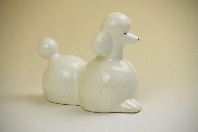 Lisa Larson/リサ・ラーソン/KENNEL/プードル ホワイト/ Al-41