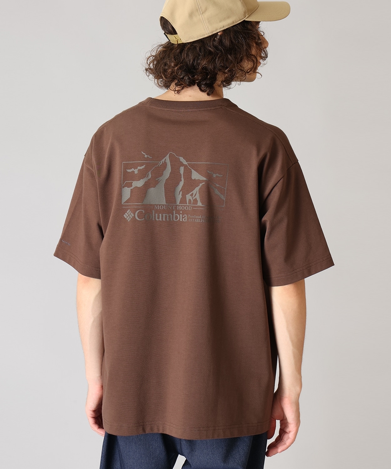 ロマビスタグラフィックショートスリーブTシャツ(XS Tobacco