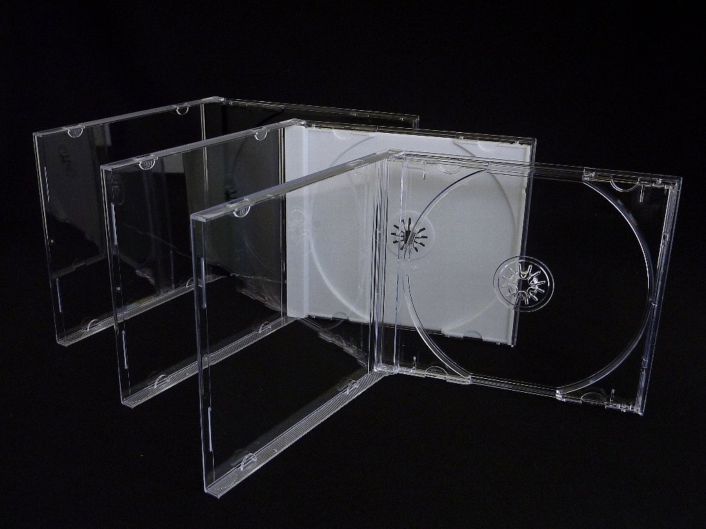 CDケース(ジュエルケース)1枚用 50個セットCS-CDS1-50／CDケース