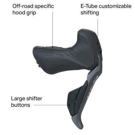 Shimano GRX ST-RX815 Di2 Shifter & Disc Brake Caliper - Components